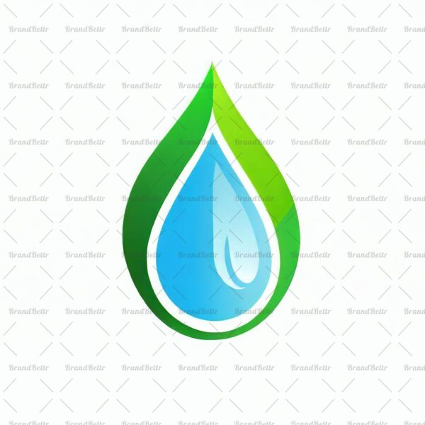 Wassertropfen und Blatt